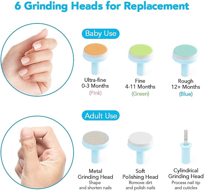BébéNails™ — Coupe-Ongles Électrique 6 en 1 (LUB) - Image 4